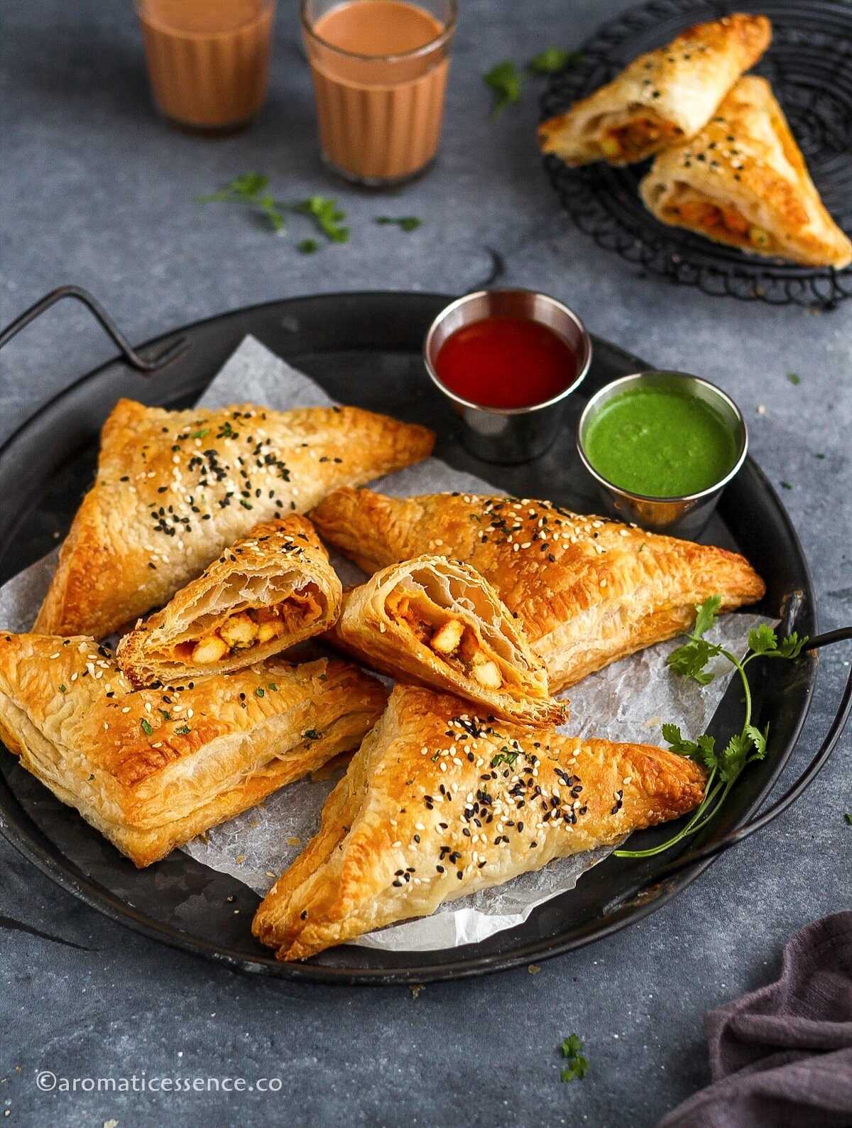 Paneer Tikka Puff
