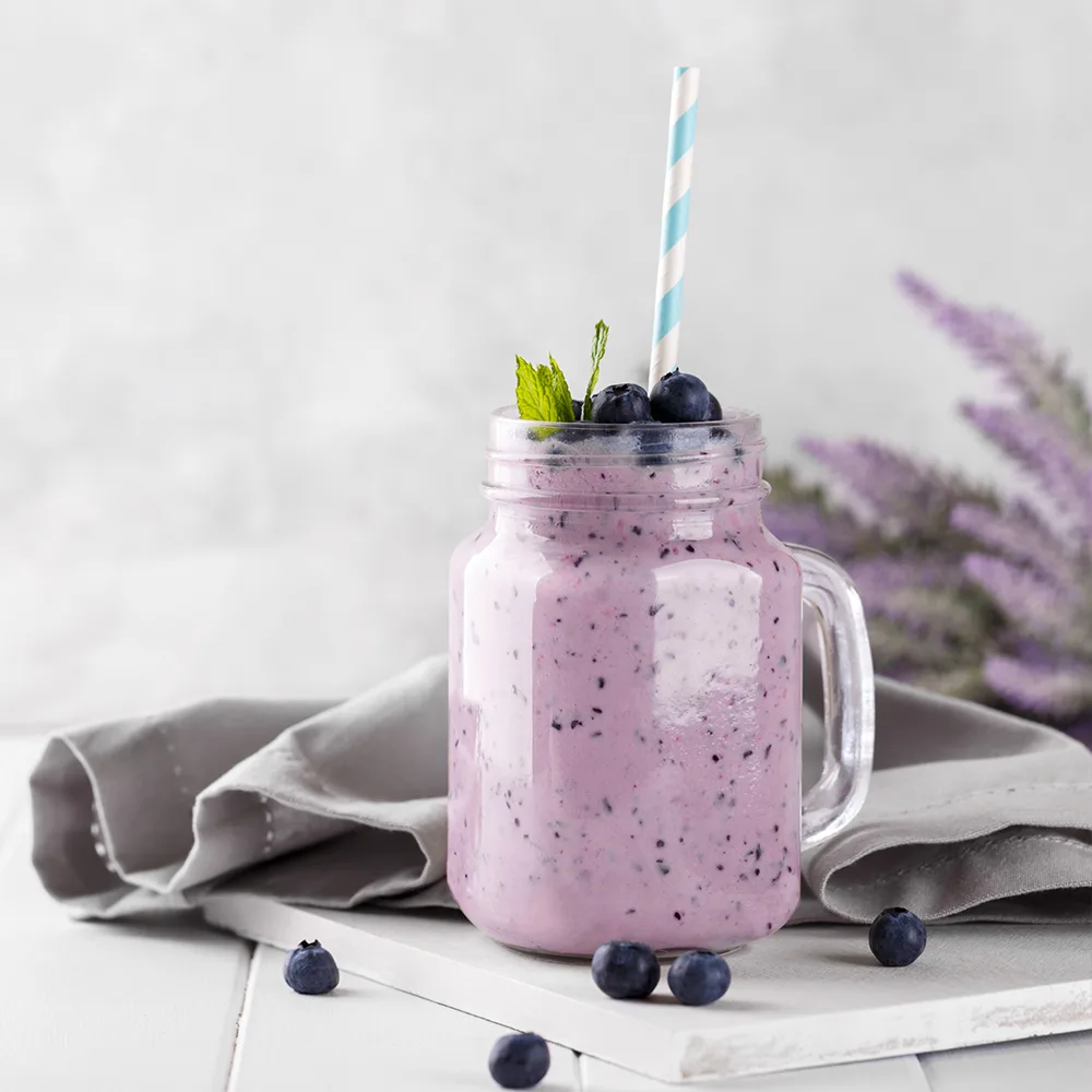 Blueberry Milkshake